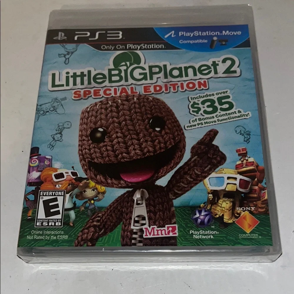 Sony PlayStation 3 LittleBigPlanet 2 Special Edition Game Factory sealed Case